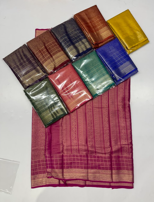 Premium Mysore Crepe Saree